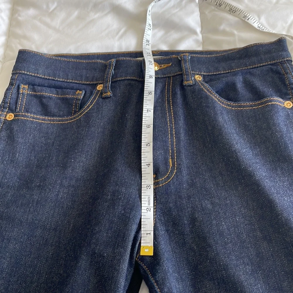 Tory Burch | Dark Denim | Classic Straight Ankle Jeans | NWOT condition - Picture 12 of 13